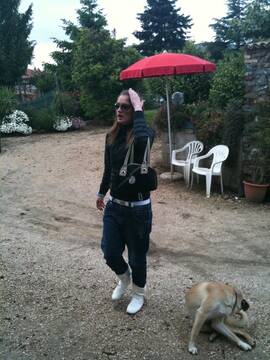 in giardino